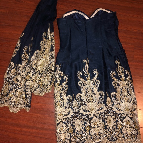 Cocktail dress size 12 - Picture 6 of 7